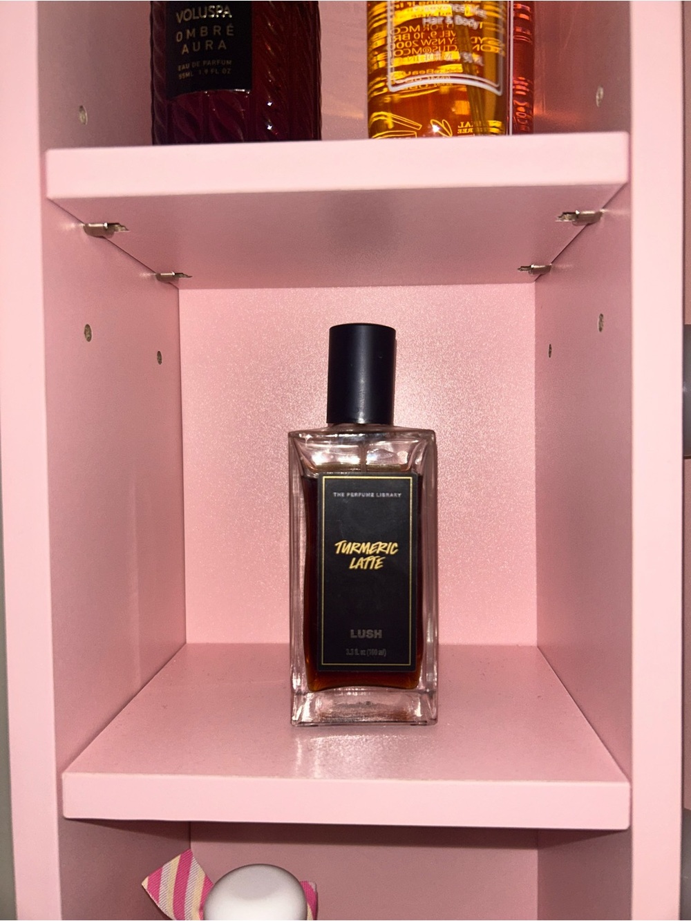 Lush Turmeric Latte Perfume Oil — Black and Amber Bottle